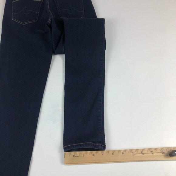 AG Adriano Goldschmied Jean Women 24 Regular The Legging Super Skinny Blue Denim - Picture 12 of 16